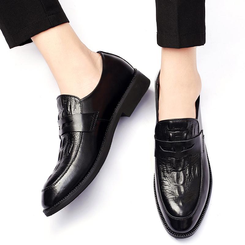 Роскошный бренд, модная мужская повседневная обувь, мужская обувь из натуральной кожи, официальная обувь без шнуровки, мужская обувь ручной работы