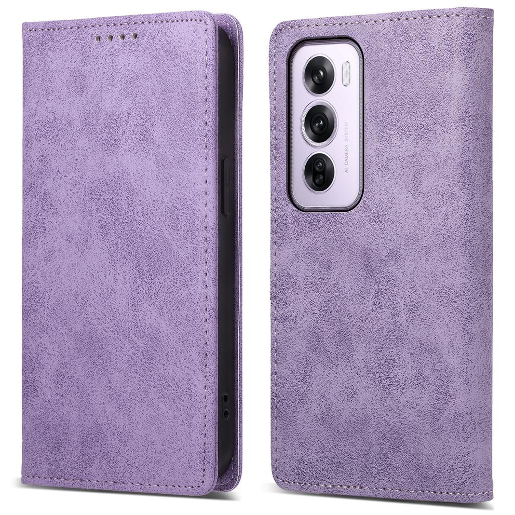 DF-05 For Oppo Reno12 Pro 5G (Global) Case PU Leather Phone Cover RFID Blocking