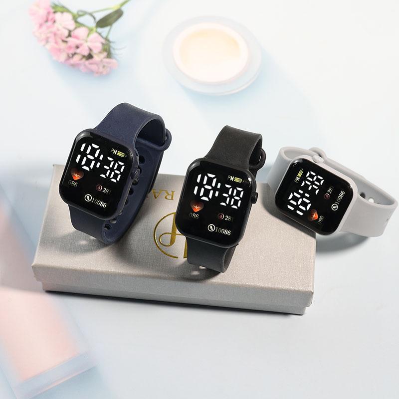Led Digital Display Waterproof Electronic Watch Smart Watch Sport Fitness Led Waterproof Children Watch Children Universal