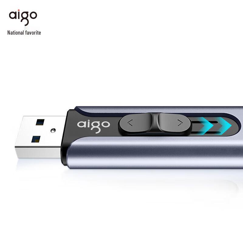 Aigo U335 USB 3.0 Выдвижная Металлическая Флешка