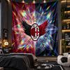Wall Hanging Tapestry AC Milan Print Cloth for Living Room Bedroom Home Decor