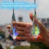 Faux Crystal Suncatcher Window Rainbow Maker Handmade Glass