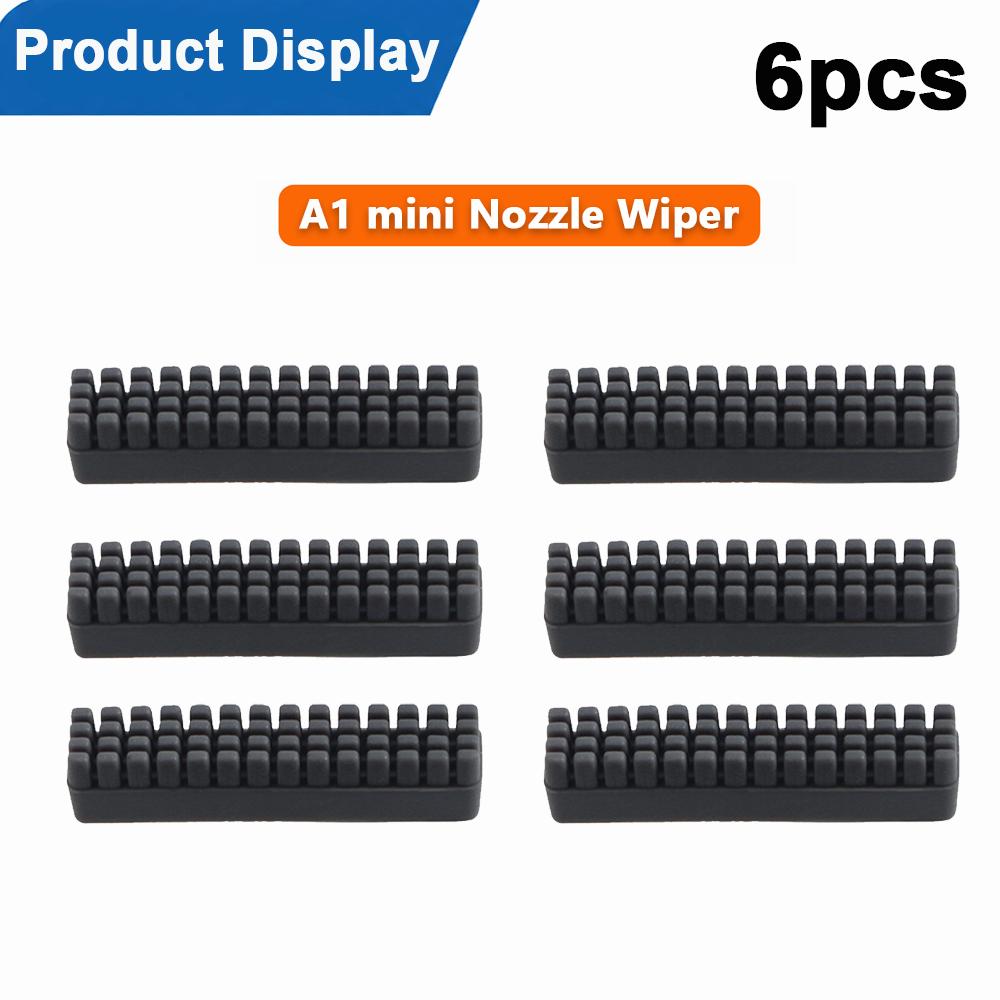 Nozzle Brush for Bambu Lab A1 Wiper Silicone Brush Hotbed Mounted Scrubbers for Bambulab A1 Cleaning Tool 3D Printer Accessories