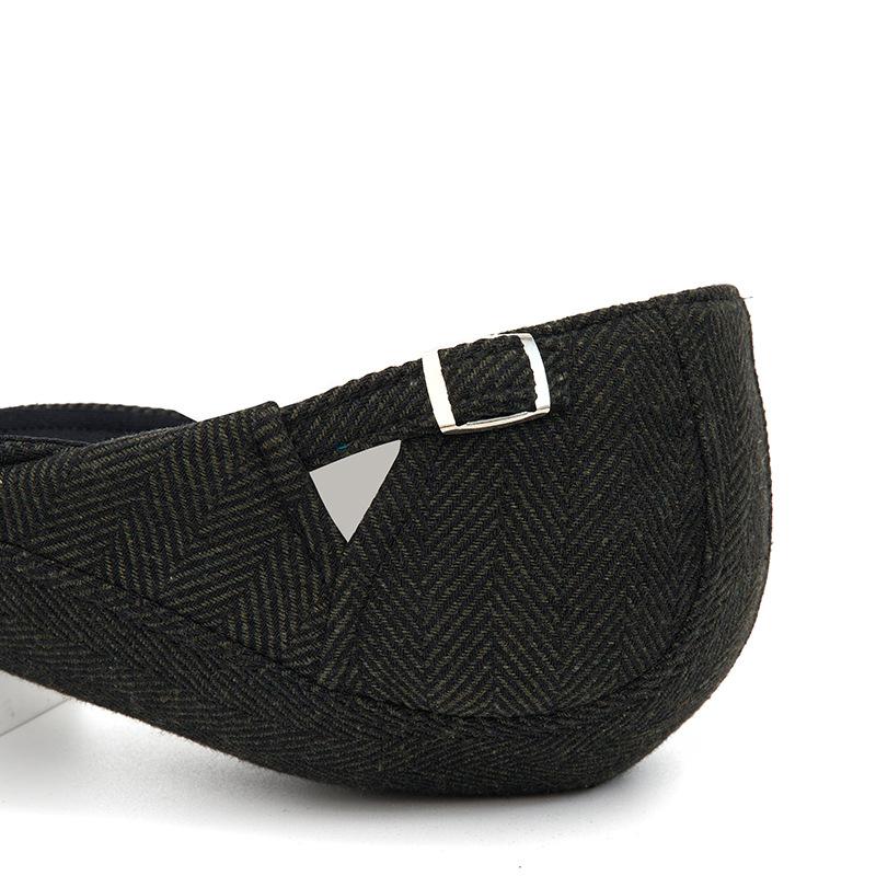 Мужской берет в елочку, теплая осенне-зимняя шапка, британская ретро шерстяная кепка газетчика, кепка-козырек для среднего и пожилого возраста