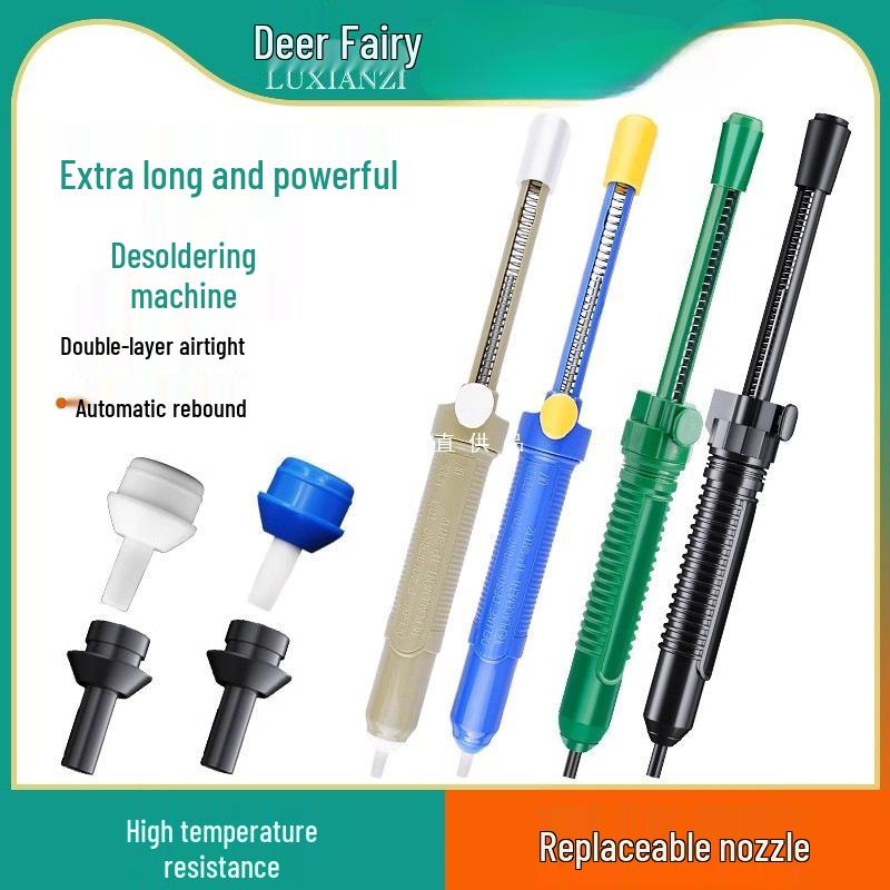 Оловоотсос Deer Fairy высокой мощности: Большой, Мощный Паяльник с Отсосом - Артефакт