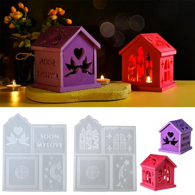 Креативные формы для ключей Castes Molds Sturdy Silicone House Shpe, стильные формы для товаров для рукоделия, ежедневного использования