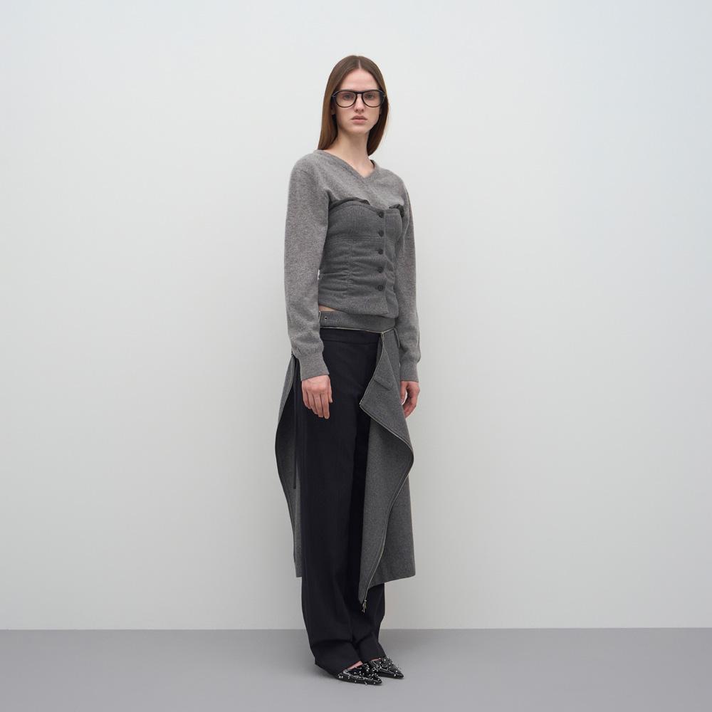 Lcdc Tm Waist-Detachable Midi Skirt