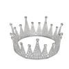 High-end Full Crown Tiara Alloy Rhinestone Bride Wedding Dress Accessories