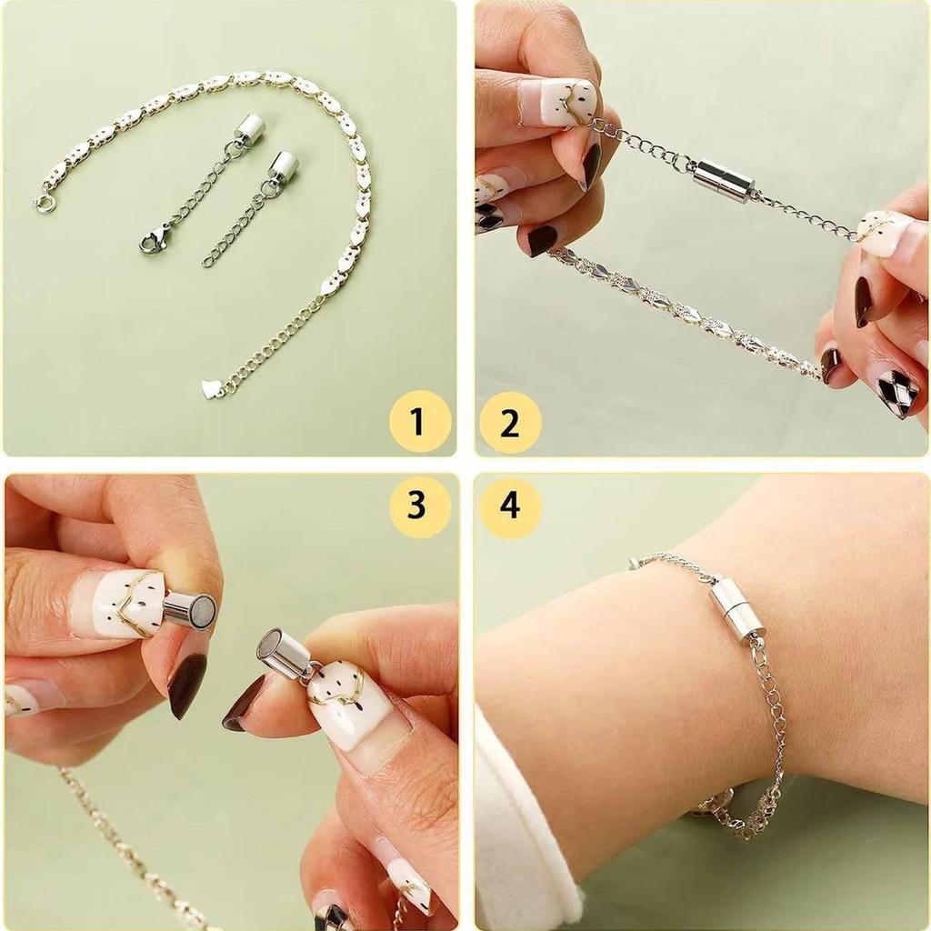 Стильные удлинители для ожерелья и браслета, цепочки регулируемой длины, металлический сплав, удлиняющие цепочки, аксессуар