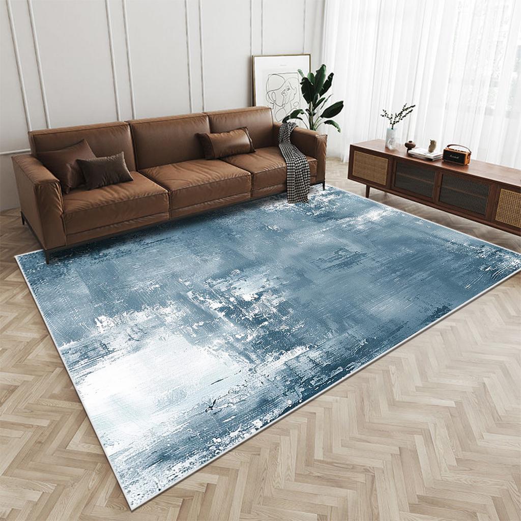 Ковер в скандинавском абстрактном стиле в гостиной, моющийся, для лаунжа, нескользящие напольные коврики, большой площади, ковры для декора спальни, настраиваемые