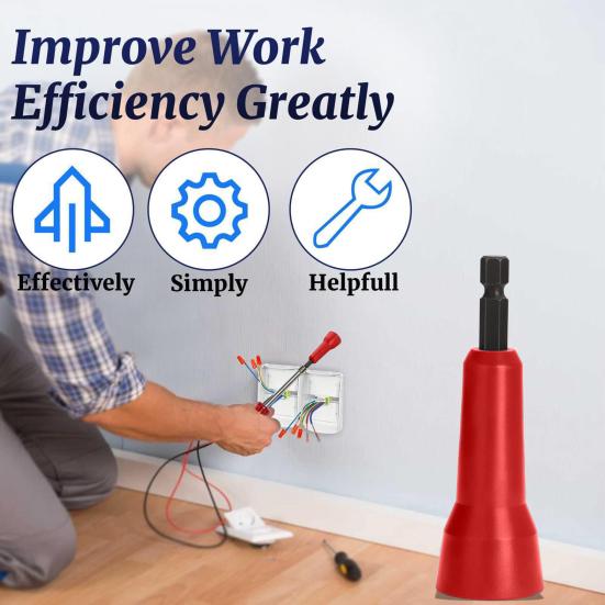 Скручиватель проводов Легкий портативный Эффективный удобный в использовании Широкая совместимость Дрель Инструмент для зачистки проводов Скручивающий разъем для проводов