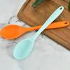 Легко очищаемая эргономичная половник для супа, нескользящая силиконовая ложка