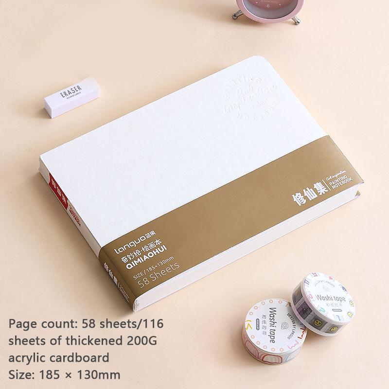 Travel Watercolor Book Mini Portable Sketch Book Medium And Thick Texture Cover Art Student's Painting Art Supplies