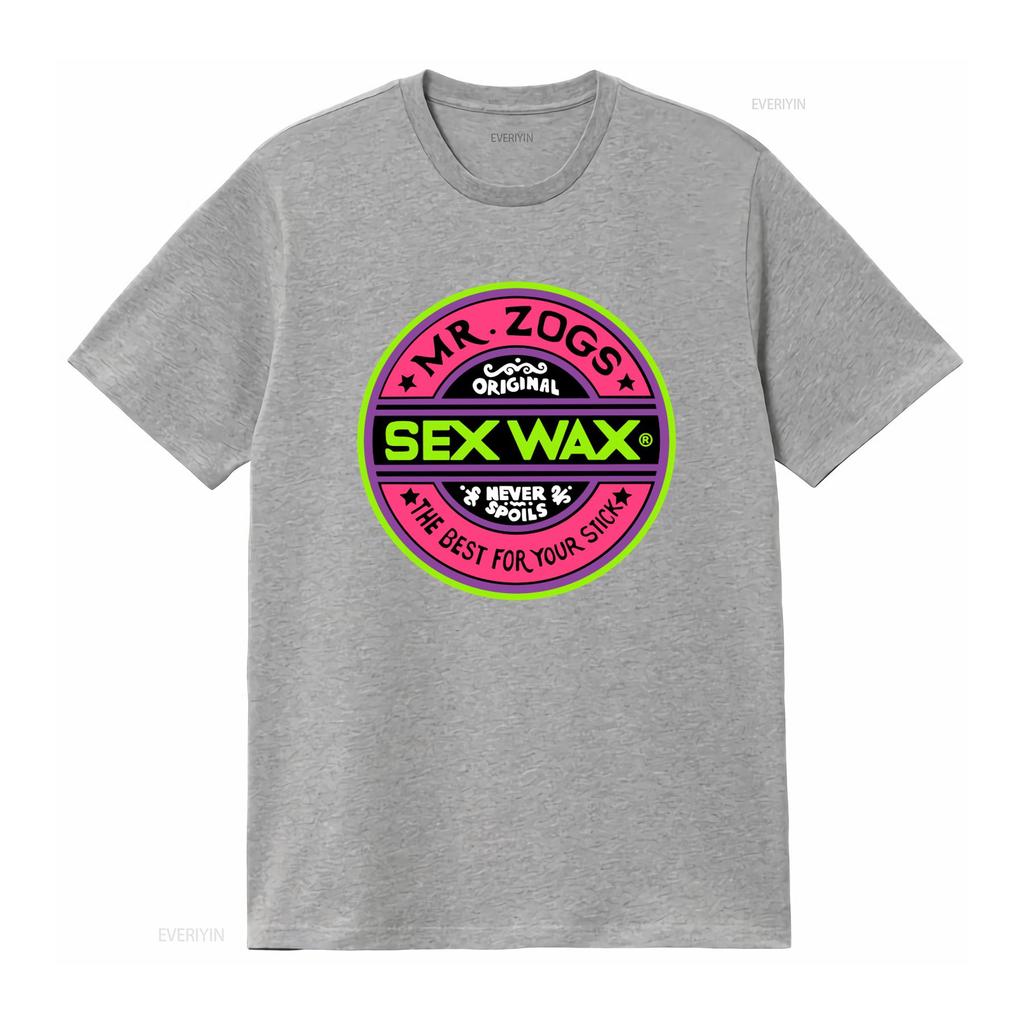 Sex Wax Mr Zogs Original Fluoro Black Surf T Shirt Never Spoils Best For Your Stick vintage Washed Stylish Comfortable