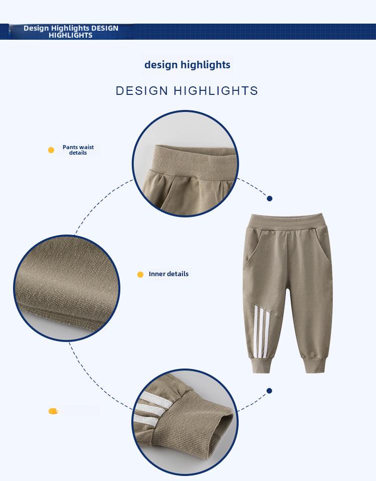 Осенние корейские брюки для мальчиков 2024 года: Новая коллекция для детей