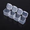 Clear Plastic 28 Slots Adjustable Tablet Medicine Pill Jewelry Storage Organizer Box Container