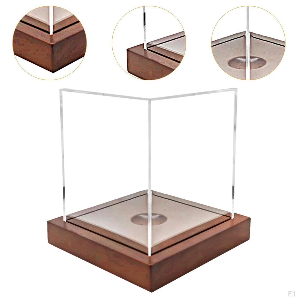 Baseball Holder,Clear Box,Memorabilia Display Case,Transparent Sports Tennis Ball