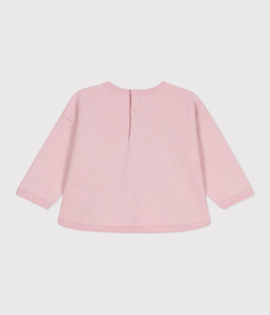 Petit Bateau Sweatshirt Pullover Light 12 74cm A0EIG, Pink, Months,