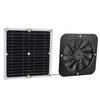 13,5-дюймовый вентилятор на солнечной батарее 100 Вт Круглый Эффективное охлаждение Комплект вентилятора с солнечной панелью Для теплицы Курятника Собачьей конуры