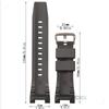Silicone Rubber Watchband For Casio G-SHOCK GST Series GST-W300 210 400G S130 S110 S330 B100 Watch Band Sports Strap Bracelet