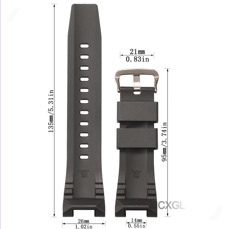Silicone Rubber Watchband For Casio G-SHOCK GST Series GST-W300 210 400G S130 S110 S330 B100 Watch Band Sports Strap Bracelet