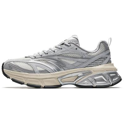 Удобная Ретро Износостойкая Амортизирующая Теплая Обувь на Низком Ходу Повседневная Женские кроссовки Белый Серый Серебристый 122518895-5