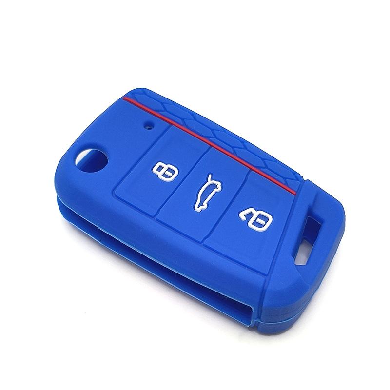 Чехол для ключей для VW Golf 7 GTI POLO T-Cross T-Roc Touran Tiguan Skoda Octavia Rapid kodiaq Fabia Seat Ibiza leon Ateca Arona