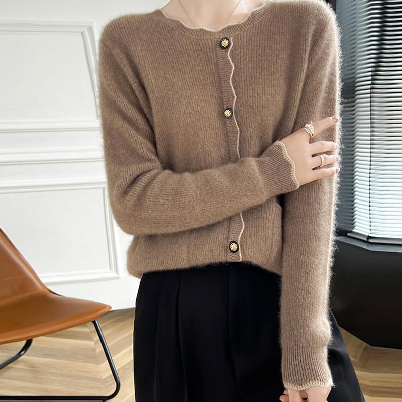 Женский кашемировый свитер Qinghe кашемир 30% кашемир 70% шерсть осенне-зимний кашемировый пуловер мягкий и теплый