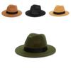 Стильная джазовая шляпа для мужчин и женщин с широкими полями и дышащей теплотой для летних мероприятий на открытом воздухе