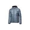 Active Casual Sports Hooded Windproof Warm Down Jacket Men Jacket Gray 590350-38