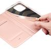 Dux Ducis Skin Pro Flip Cover Case for iPhone 14 Pro Max in Pink