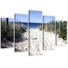 Five Piece Picture Canvas Print BEACH DUNES 5-PCS.