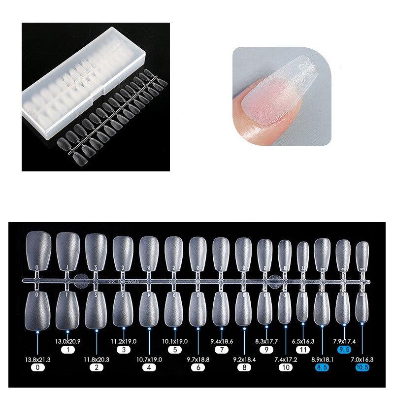 240 шт. ультратонкие матовые накладные ногти с коробкой, полное покрытие, накладные ногти, накладные ногти, инструмент для наращивания ногтей, маникюрный инструмент