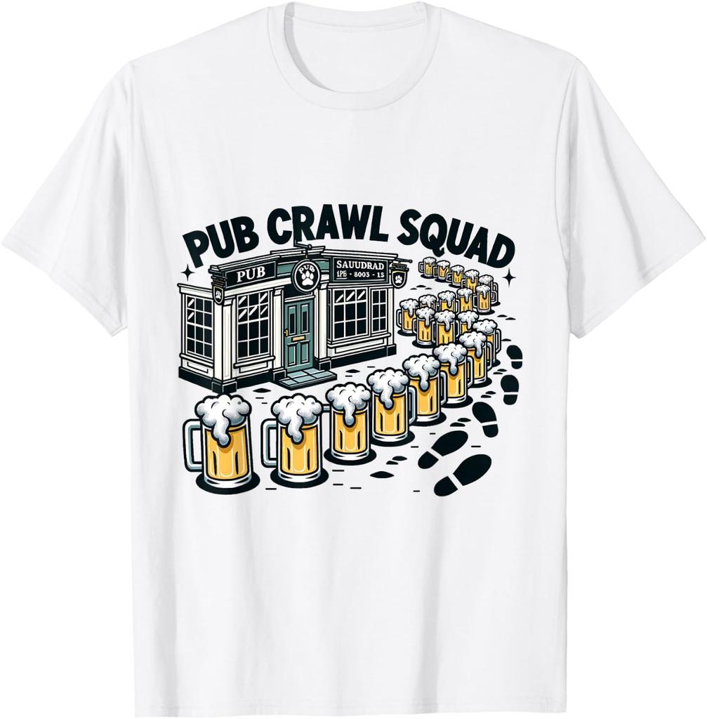 Футболка для команды pub crawl