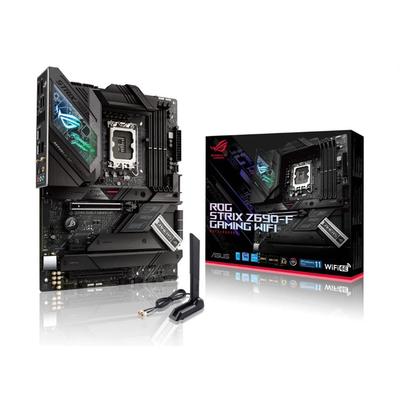 ASUS INTEL 12-го поколения процессор совместимый Z690 чипсет ATX игровой STRIX GAMING WIFI авторизованный дистрибьютор (LGA1700) Материнская плата/ROG Z690-F [Отечественная