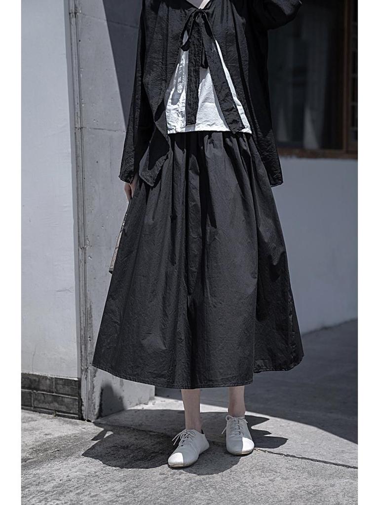 Heavy-Duty Patchwork Yarn Puffy Skirt - 2 Colors