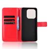 Для Xiaomi Redmi Note 14 4G (163,25 мм) Чехол Crazy Horse Texture PU Leather Phone Wallet Cover