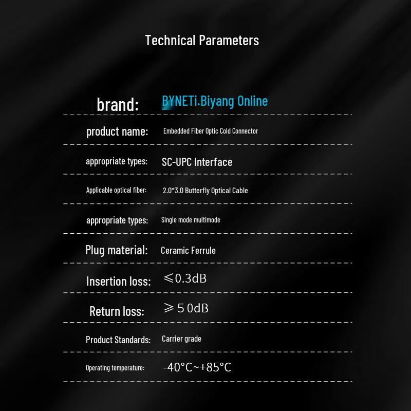 BYNET FTTH SC Быстроразъемный волоконно-оптический коннектор