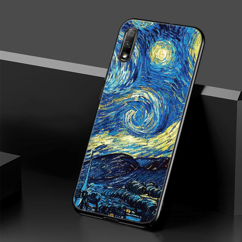 Van Gogh Starry Sky Art Case For Huawei Honor 10X Lite 7A 8A 9X 20 Pro 7S 8C 8S 8X 9A 9C 10i 20i 30i 20E 20S 8 10 Lite Cover