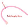 Pink Douche Silicone Enema Syringe Small Long  Anal Shower Cleaning Head Anal Beads Butt Plug Nozzle Tip Faucet Attachment Gay