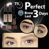 Liquid Eyebrow Glue Red Wine Bottle Tear Eyebrow Dye Lazy Eyebrow Cream Natural Three-dimensional Easy To Color Lasting Set Without Decolorization
