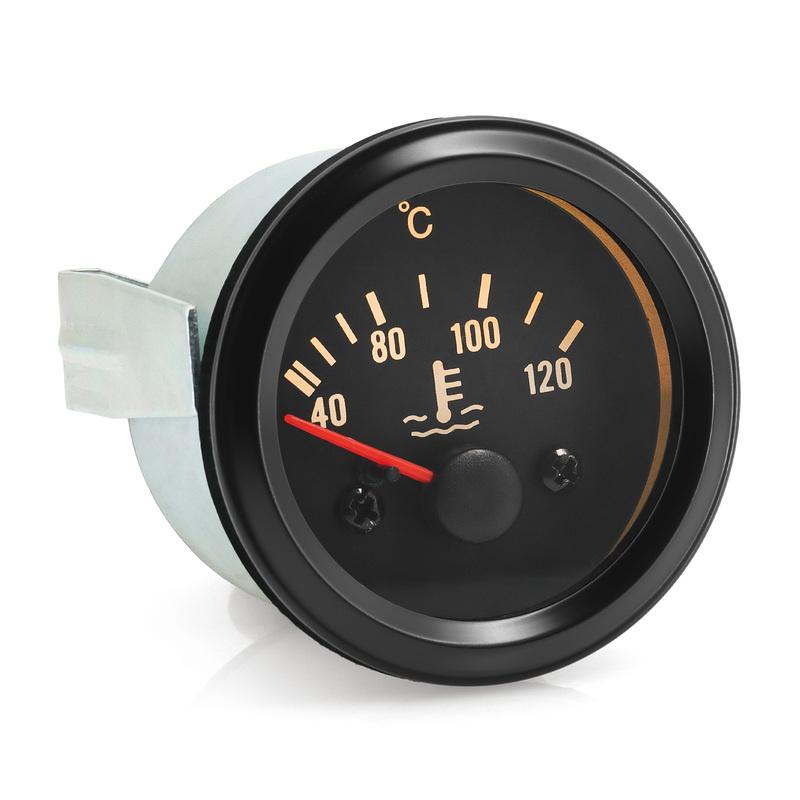 52mm Digital Oil Pressure Meter 8-16V/16-32V Voltage Gauge Oil Temp/Water Temp Meter For Diesel Car 24V LED Indicator Meter