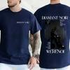 Hot Selling Rap Singer WeRenoi Diamant Noir Album Tshirt 2025 Summer Mens Womens Hip Hop Cotton Fashion Pop Music Tshirts