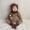 Windproof Ear Protection Hat Cute Big Eyes Plush Infant Knitted Cap Beanie Hat  Autumn and Winter