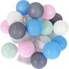 Waterproof Fairy Garland String Lights Colorful Cotton Ball Lamp  Garden Patios Bedroom