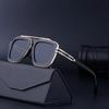 Fashion Square Sunglasses Hight Quality Men Vintage Luxury Brand Design Metal Sun Glasses Women Uv400 Shades