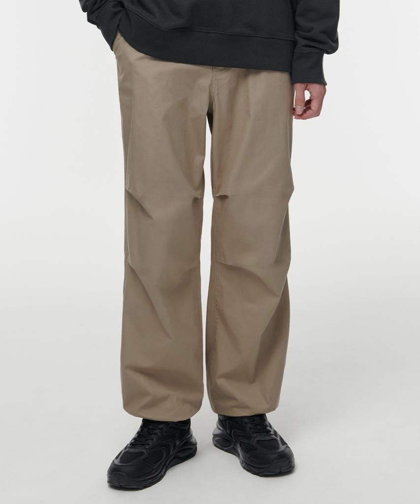 MUSINSA STANDARD Cotton Parachute Pants [Beige]