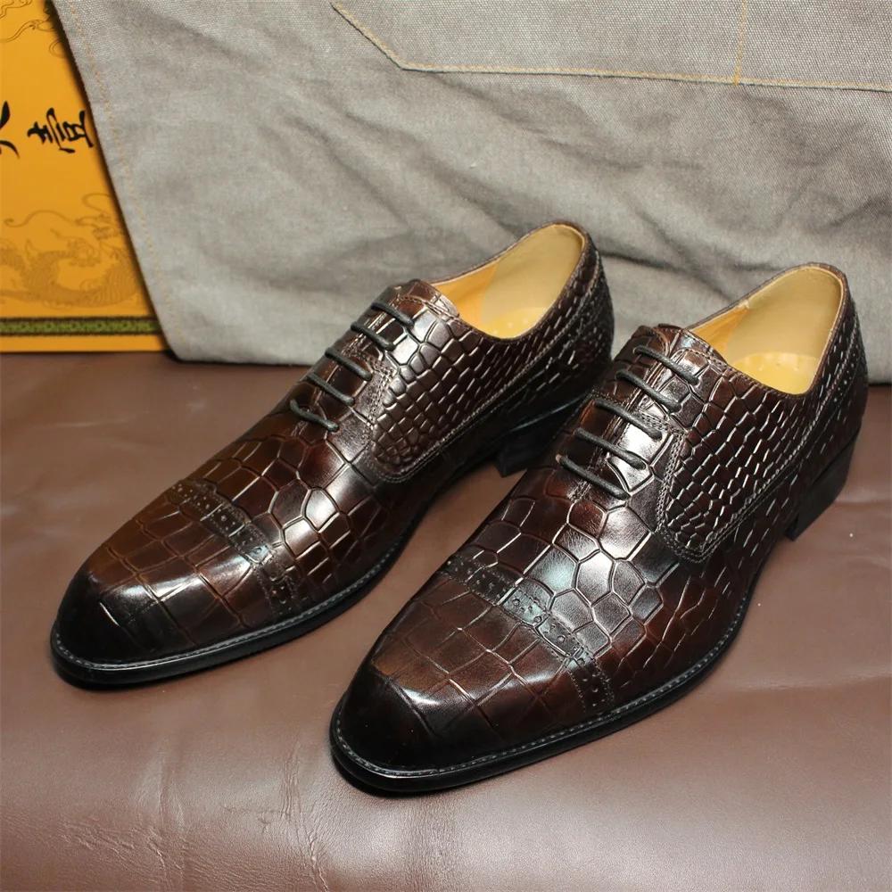 Модная мужская классическая обувь в итальянском стиле, размеры 39-46, натуральная кожа, ремешок-монк с двойной пряжкой, принт под змеиную кожу, мысок с накладкой