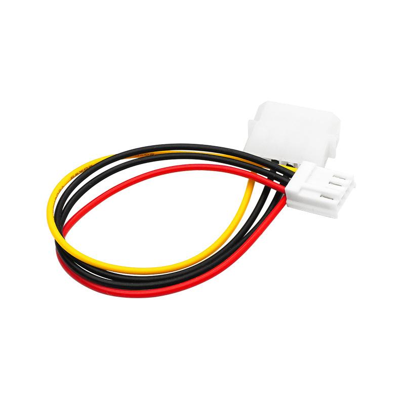 Big 4 Pin Molex to Small 4Pin Convert Cable FDD Floppy Disk Drive Power Supply Wire Computer IDE to Power Connection Plug Cord