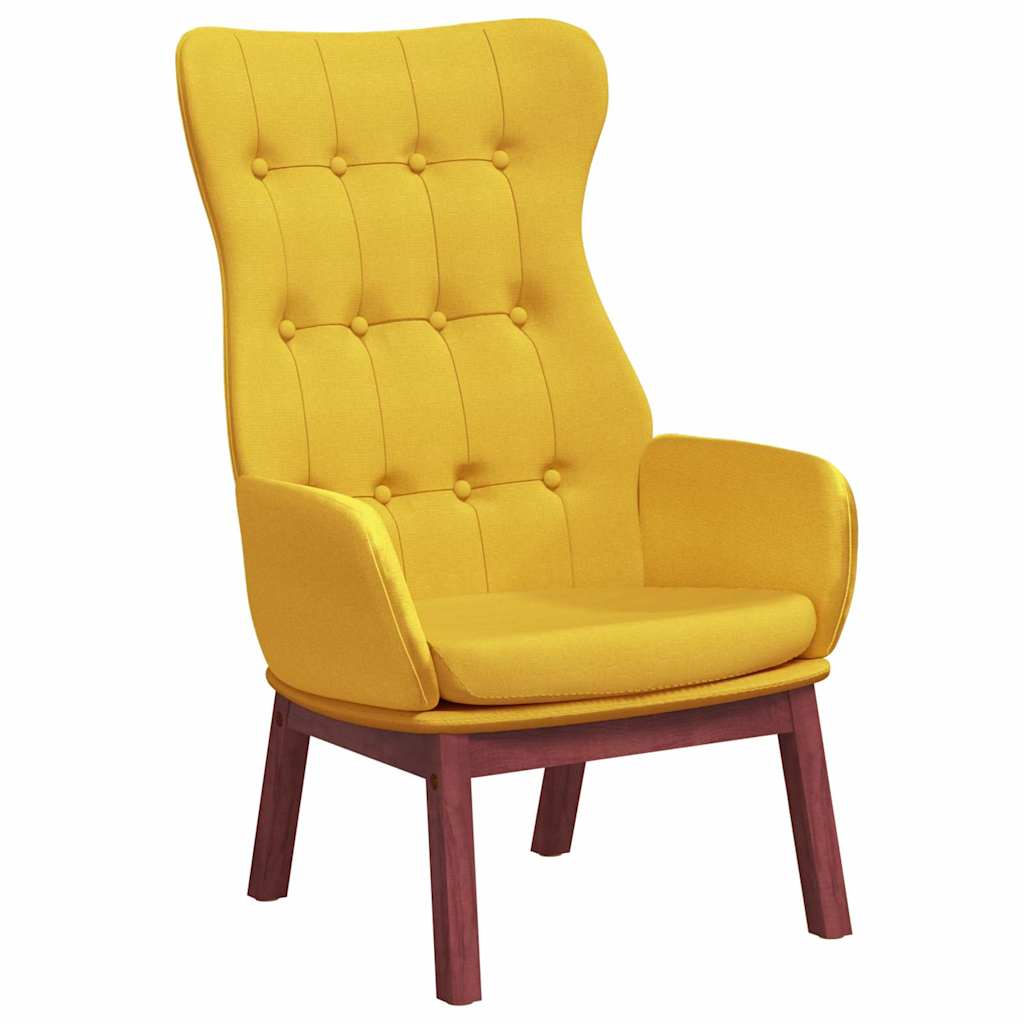 Recliner Chair Mustard Yellow Fabric